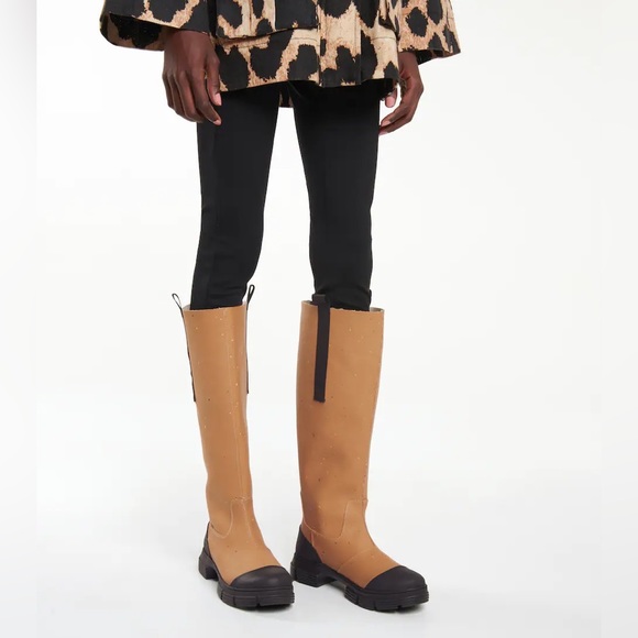 GANNI | Country Tall Lug Sole Boots - Picture 3 of 9